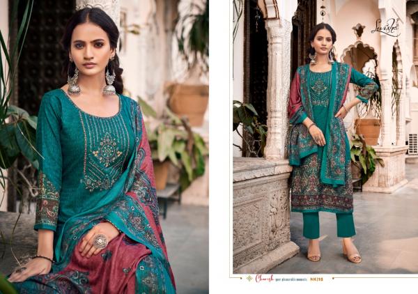 Levisha Nikhar Pashmina Printed Designer Dress Material